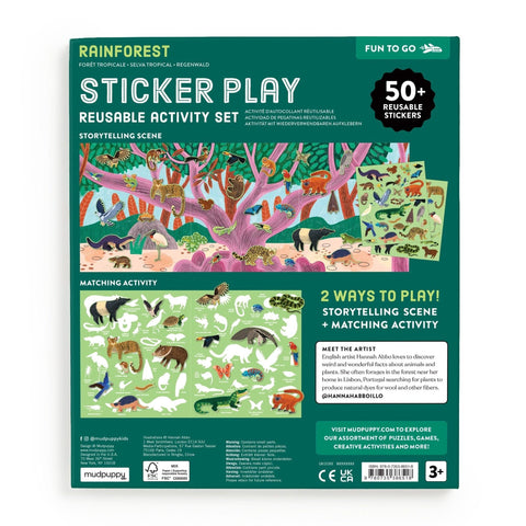 Sticker Play Reusable Activity Set - Rainforest