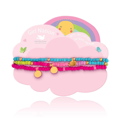 Breezy Mini Seed Bead Bracelet Stack