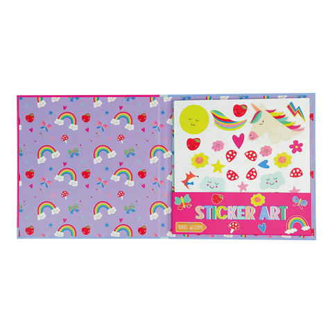 Rainbow Fairy Sticker Art