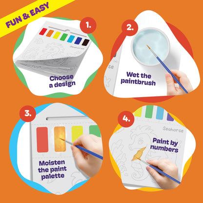 Mess-Free Paint with Water Coloring Book