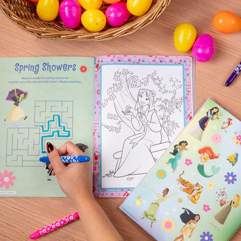 Disney Princess: Springtime Sparkles Activity Book