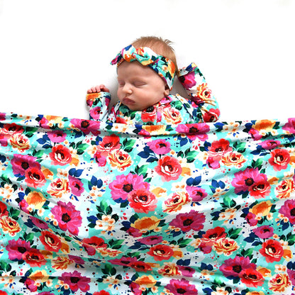 Maggie Bamboo Swaddle Blanket