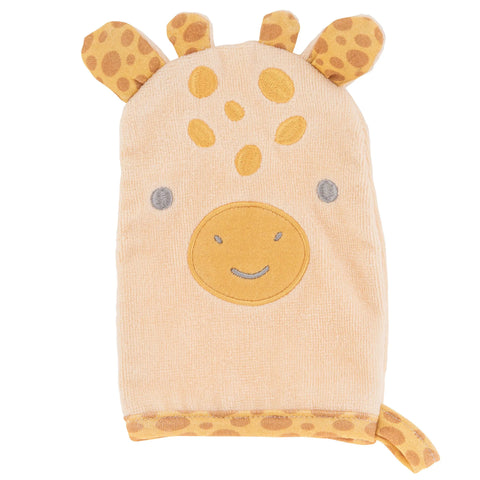 Baby Bath Mitt - Giraffe