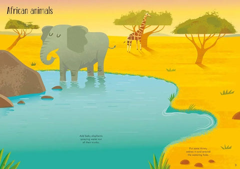 Little First Stickers: Animals