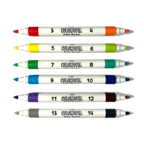 Colortopia Paint Marker By Number Kit: Epic Adventure