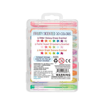 Mini Doodlers Fruity Scented Gel Pens (Set of 20)