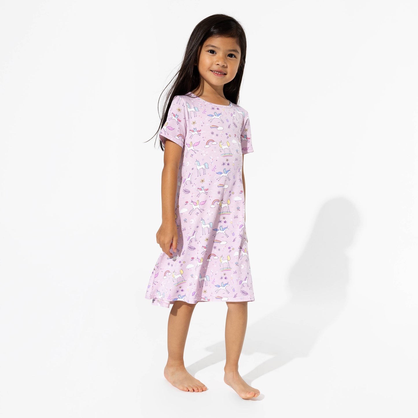 Enchanted Unicorn Bamboo Girls' Dress - Bellabu Bear