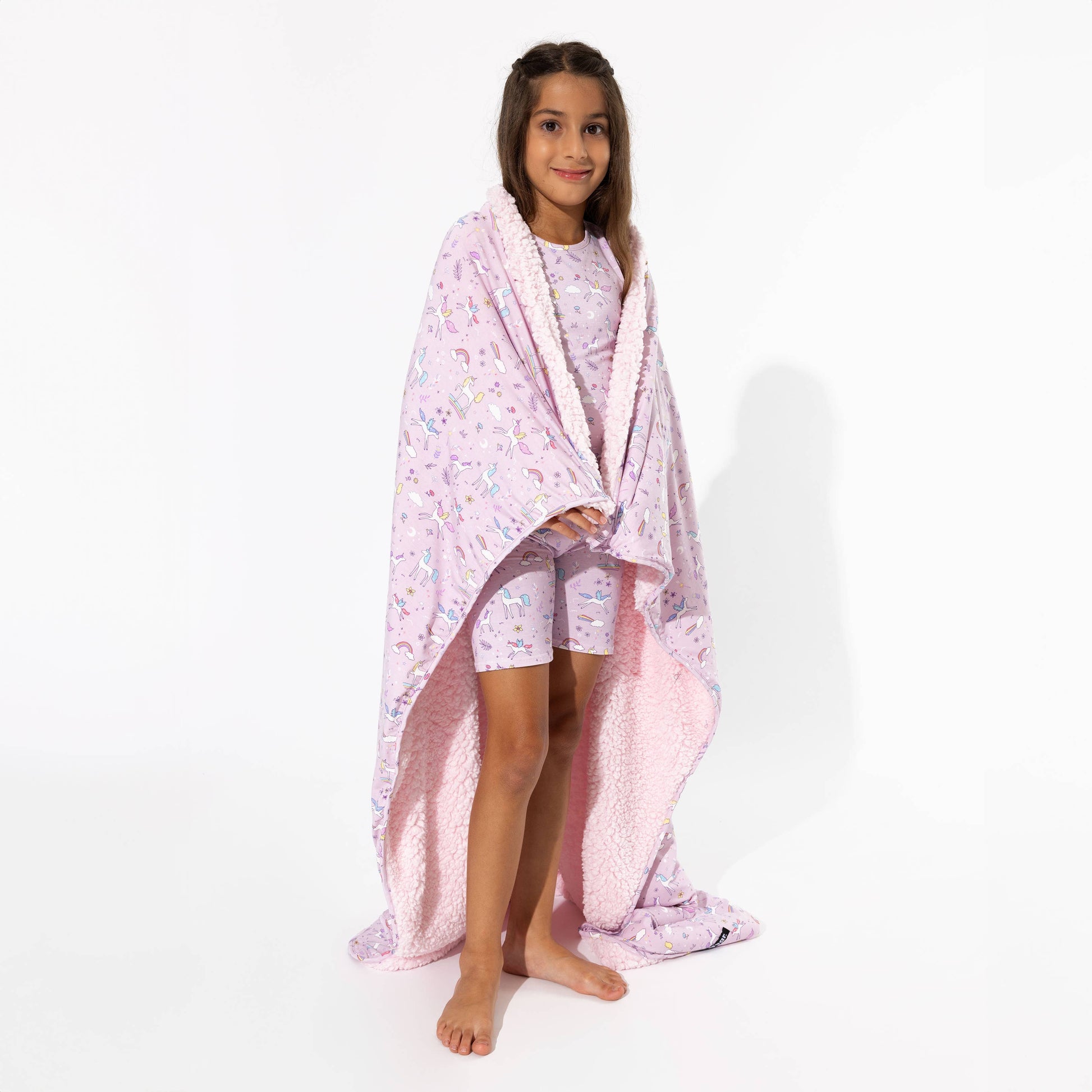 Enchanted Unicorn Bamboo Kids Pajama Short Set - Bellabu Bear