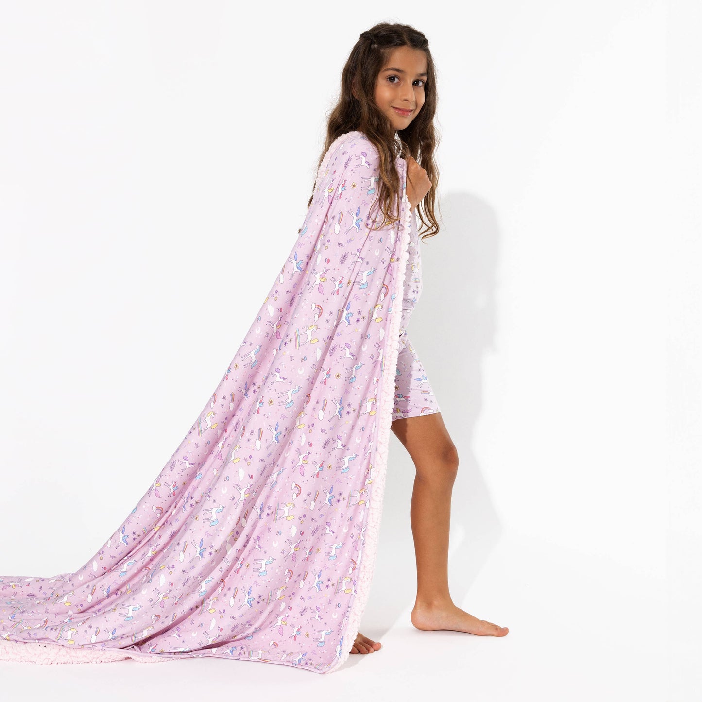 Enchanted Unicorn Bamboo Kids Pajama Short Set - Bellabu Bear