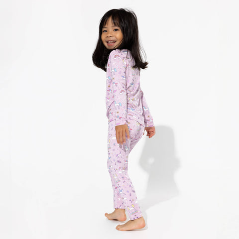 Enchanted Unicorn Bamboo Kids Pajamas - Bellabu Bear