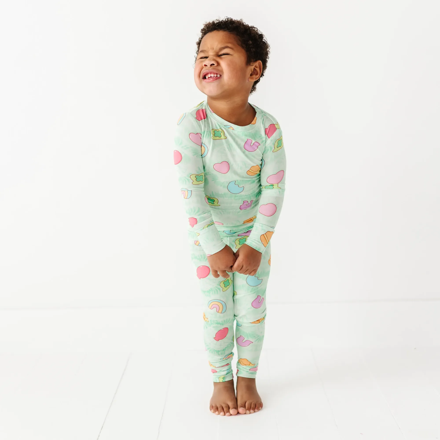 Charmed Life St. Patrick's Day Kids Bamboo Pajama Set