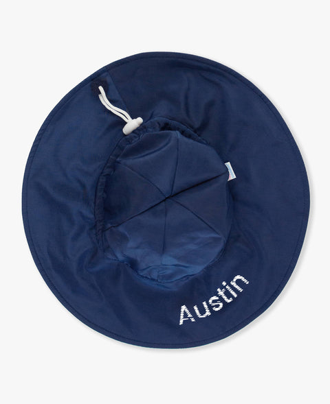 Kids Sun Protective Hat - Navy