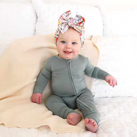 Eucalyptus Zip Bamboo Pajamas