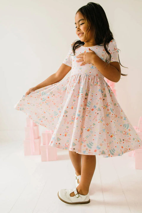 Puff Dress in Sugar Plum