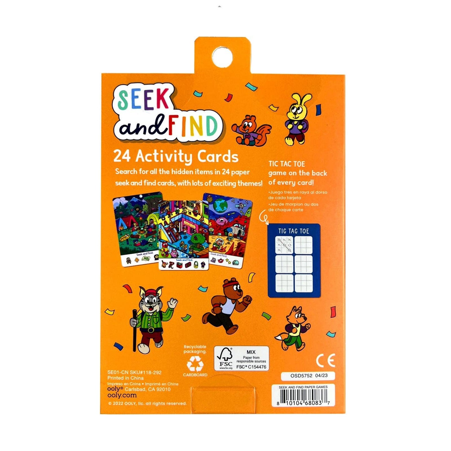 Seek & Find Activity Cards (Set of 24)