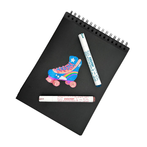 Vivid Pop! Opaque Water-Based Paint Markers - Metallic