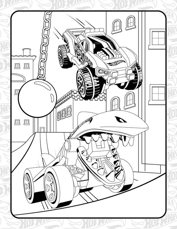 Hot Wheels: Giant Coloring Book