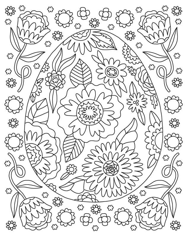 Easter Wonderland: Coloring Book