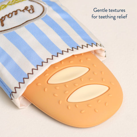 Teensy Crinkle™ Sensory Plush Teether - Baguette