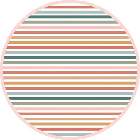 Sunset Stripes Kids Bamboo Pajama Set