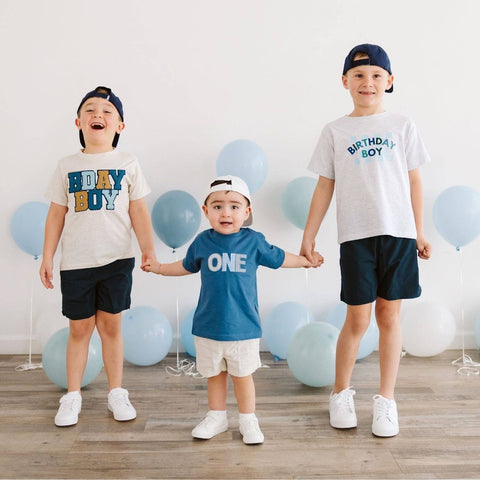 Birthday Boy Checker Short Sleeve T-Shirt
