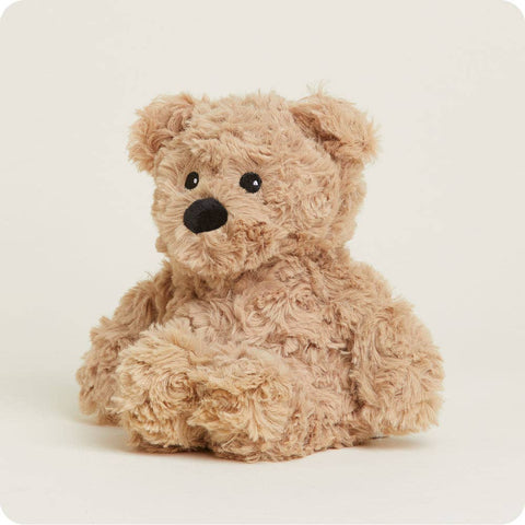 Brown Curly Bear Warmie Junior