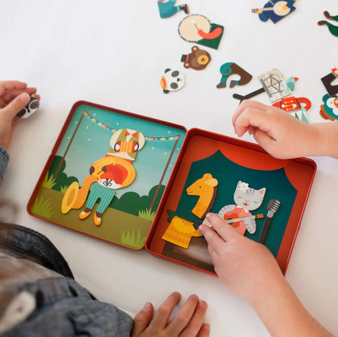 Magnetic Play Set - Animal Band On-The-Go