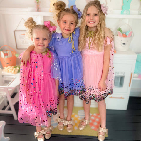 Lavender Confetti Tutu Dress