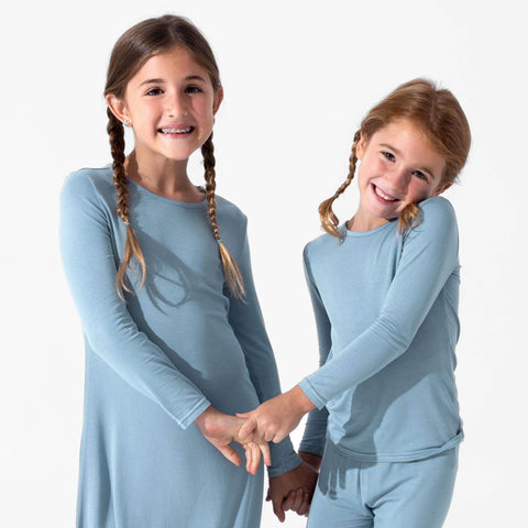 Girls' Long Sleeve Bamboo Dress/Nightgown - Oasis