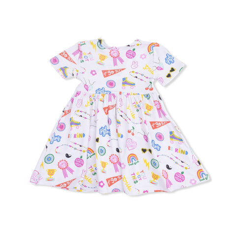 Twirly Dress with Cartwheel Short - Girl Power