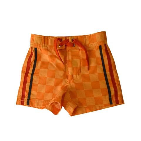 Retro Wave Hybrid Board Shorts (Yellow)