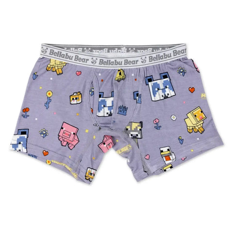 Boys' Bamboo Boxer Briefs 3-Pack - Minecraft