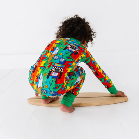 Riptide Riders Bamboo Convertible Footie