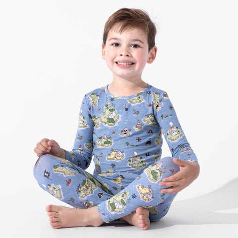 Kids Bamboo Pajama Set - Pirate Cove