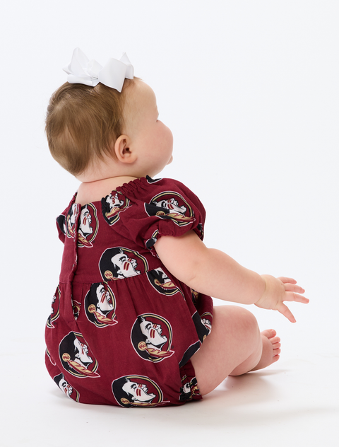 The FSU Seminoles Puff Sleeve Onesie