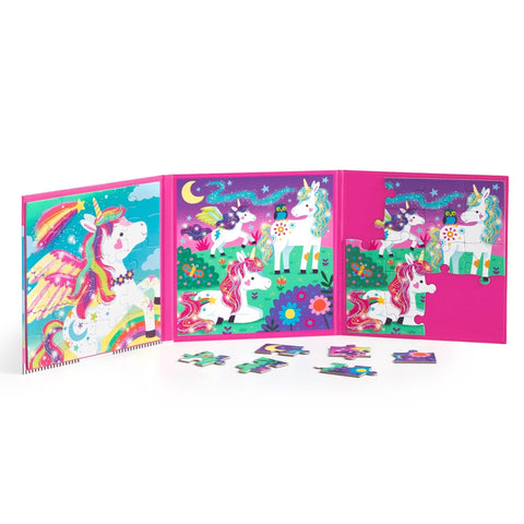 Magnetic Puzzle Portfolio - Unicorn Dreams