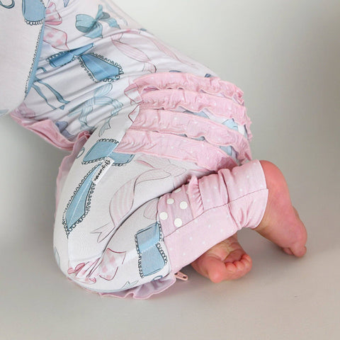 Samantha Bows Zip Bamboo Pajama