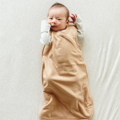 Bamboo + Organic Cotton Sleepbag: Sandstone