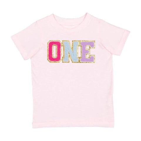 First Birthday Patch Kids Shirt - Sweet Wink