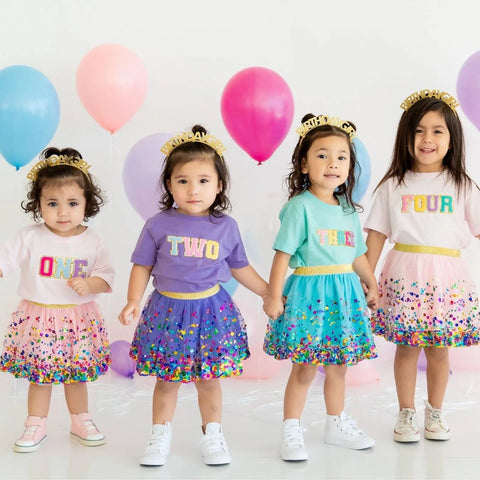 First Birthday Patch Kids Shirt - Sweet Wink