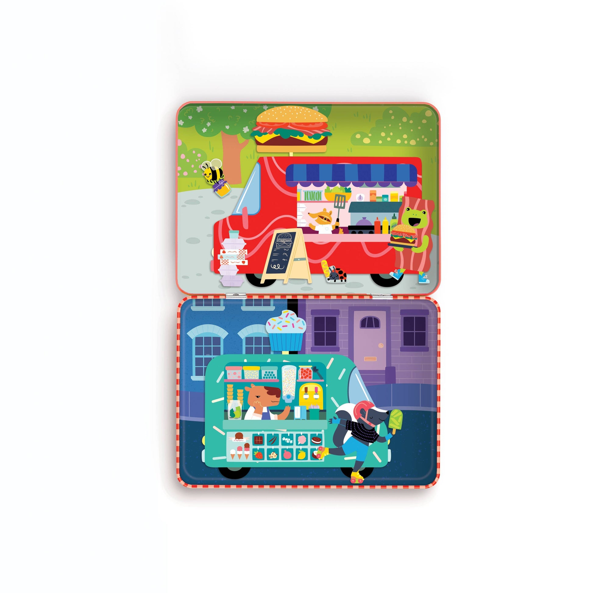 Food Truck Festival Magnetic Play Set - Mudpuppy