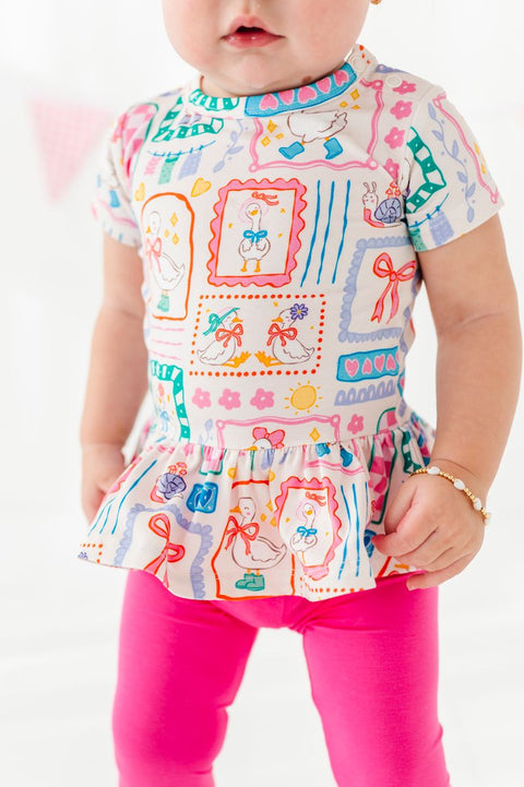 Gilly Goose Peplum Top