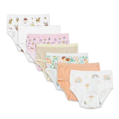 Girl's Bamboo Underwear 7-Pack - Bellabu Bear