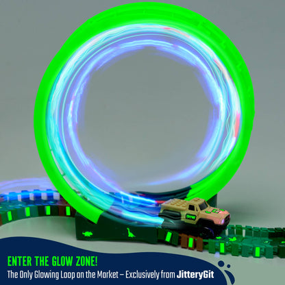 Glow in the Dark Dinosaur Racetrack - JitteryGit