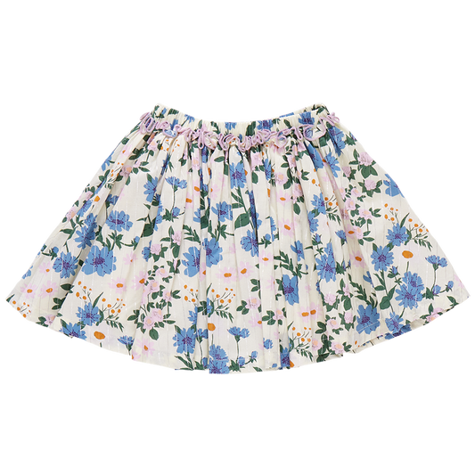 Girls Gianna Skirt - Melon Daisy Floral