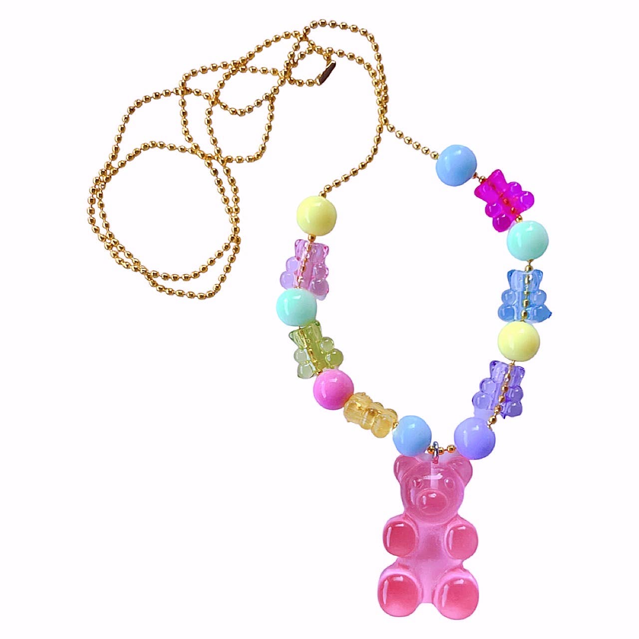 Gummy Bear Kids DIY Necklaces Craft Kit (Large) - POP CUTIE INC