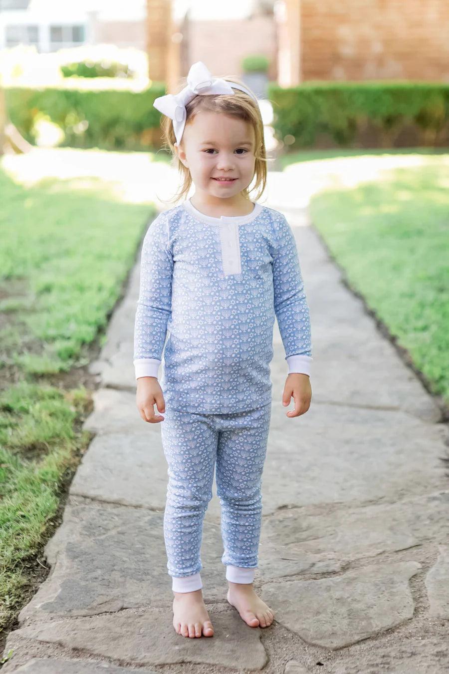 Happy Hanukkah Alden Pajama Set - Lila + Hayes