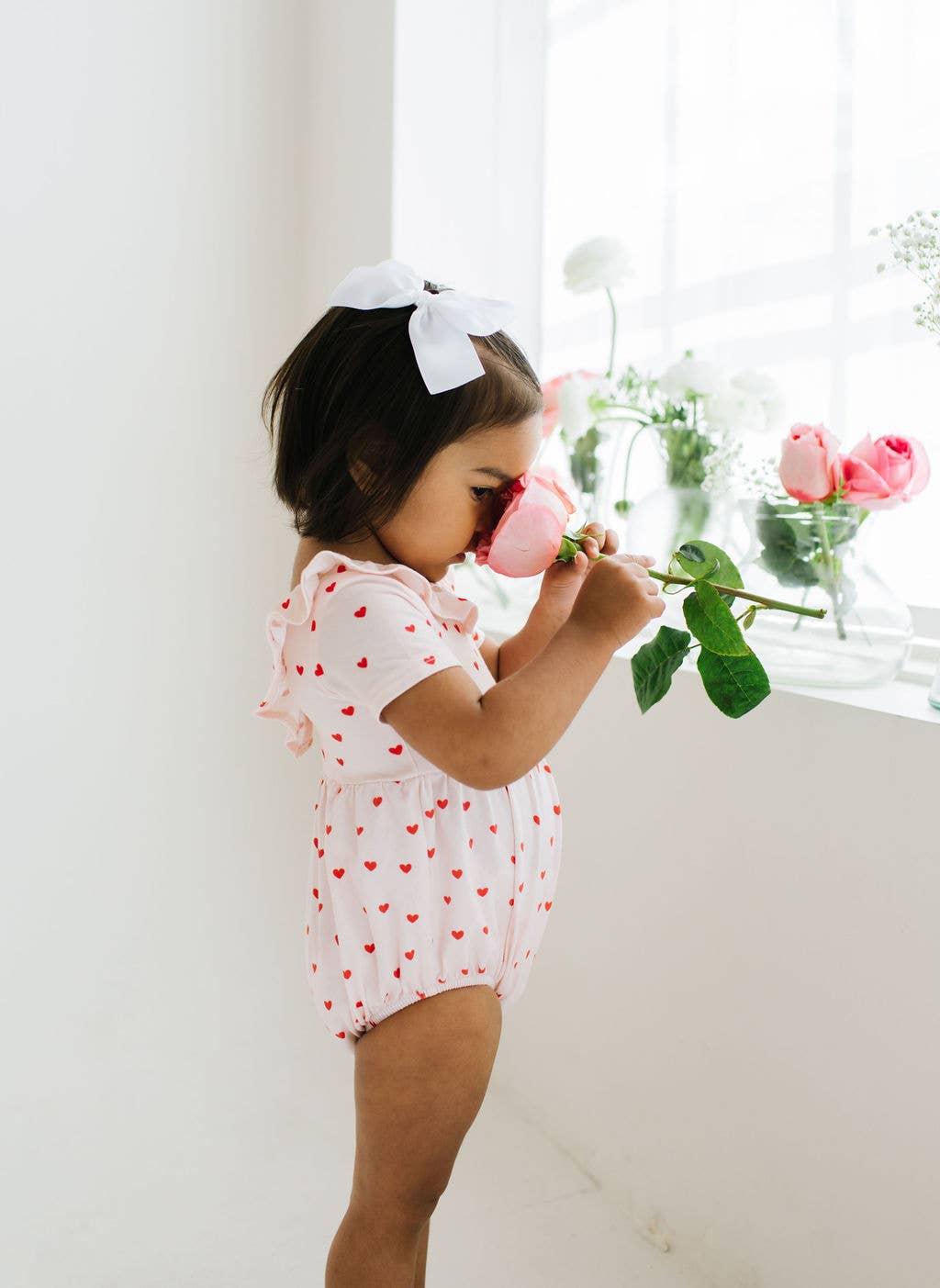 Harlow Romper in Sweetheart - Ollie Jay