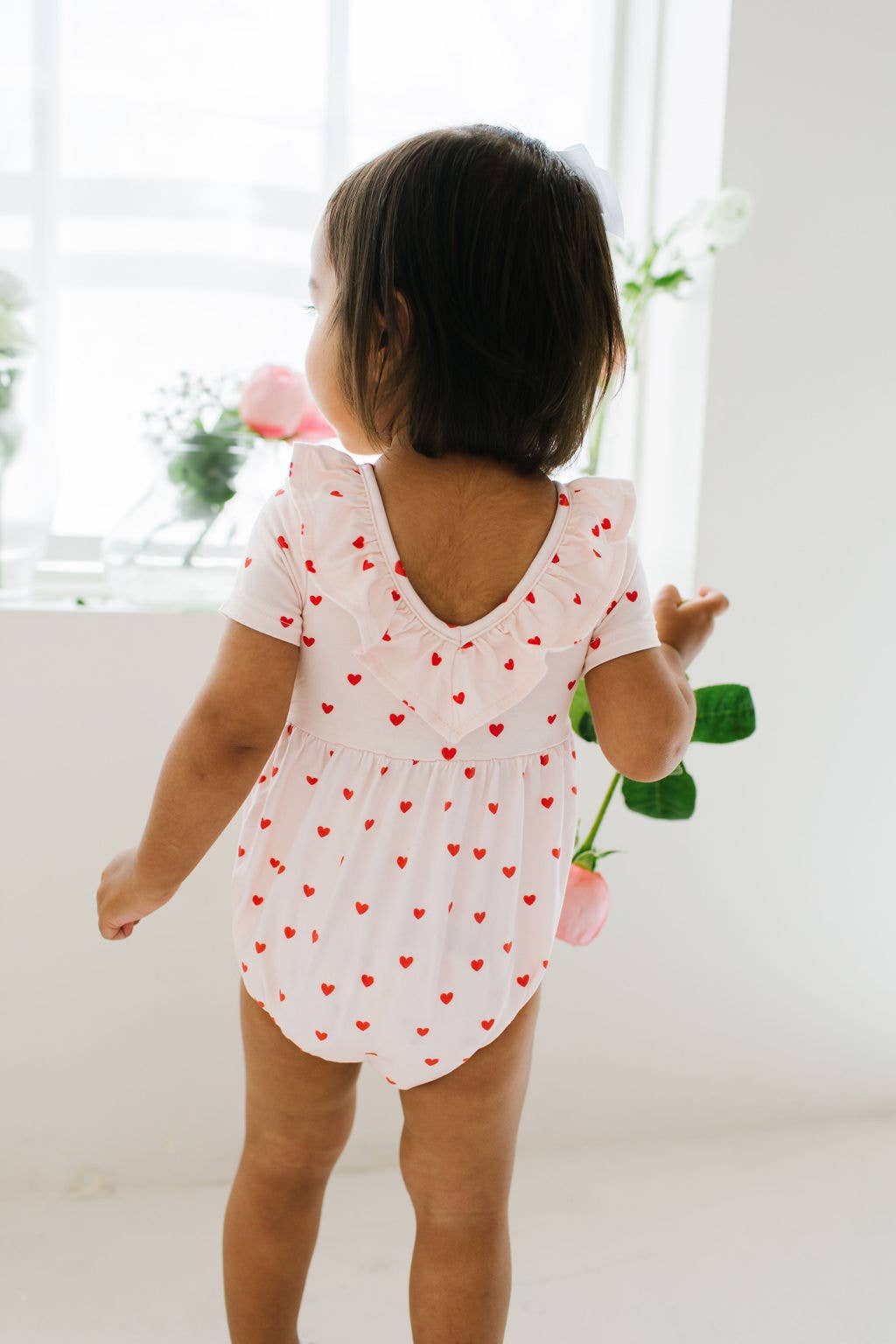 Harlow Romper in Sweetheart - Ollie Jay