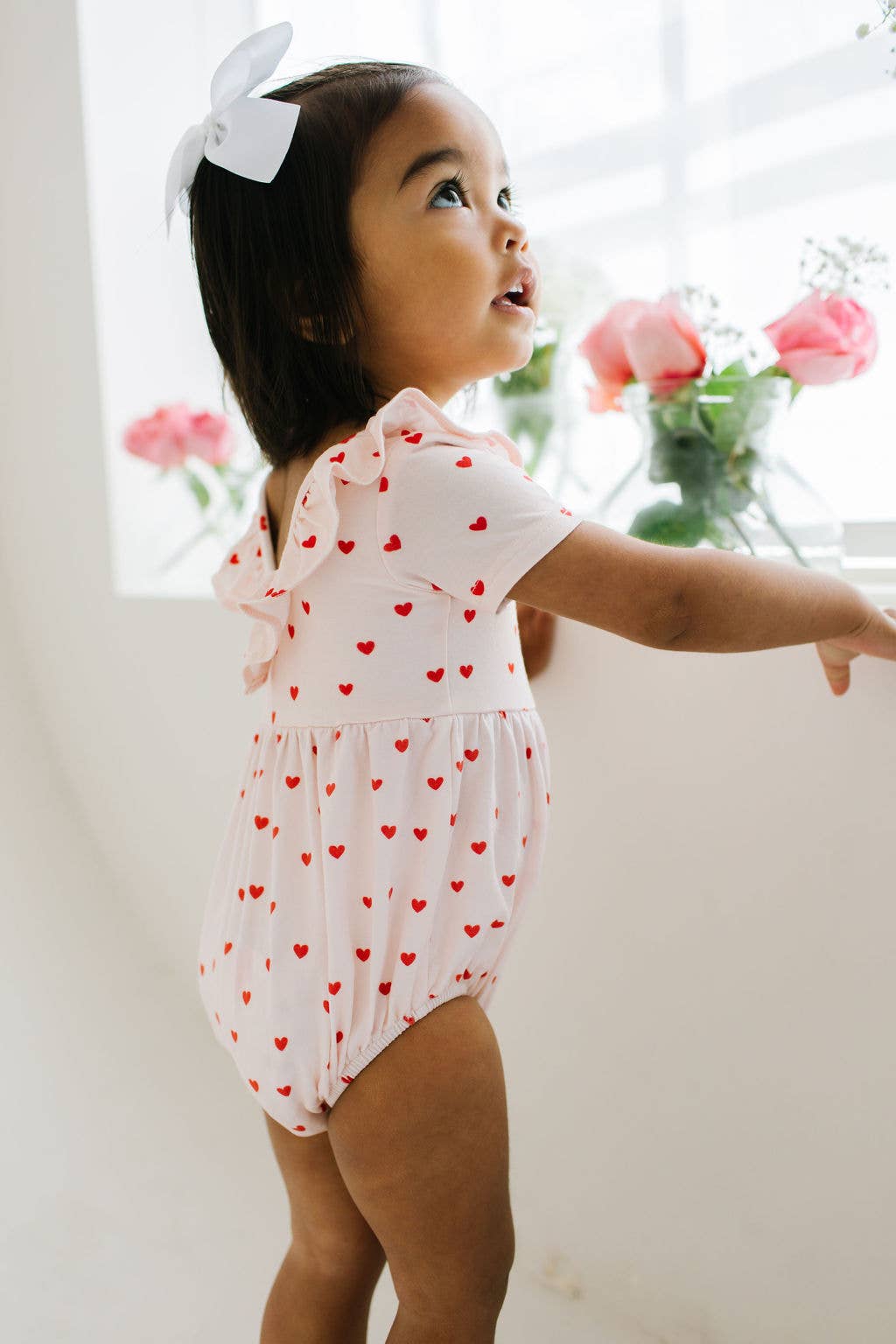 Harlow Romper in Sweetheart - Ollie Jay